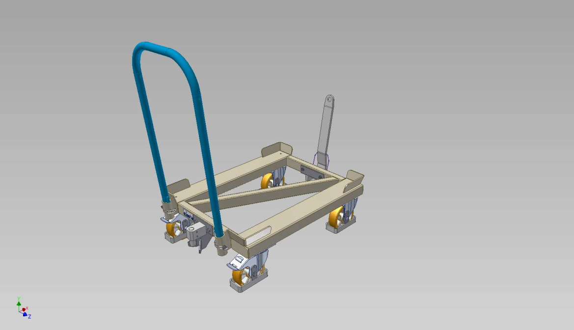 Plattformwagen / Transportwagen für 1/2 Europalette