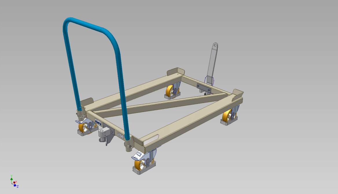 Plattformwagen / Transportwagen für Europalette