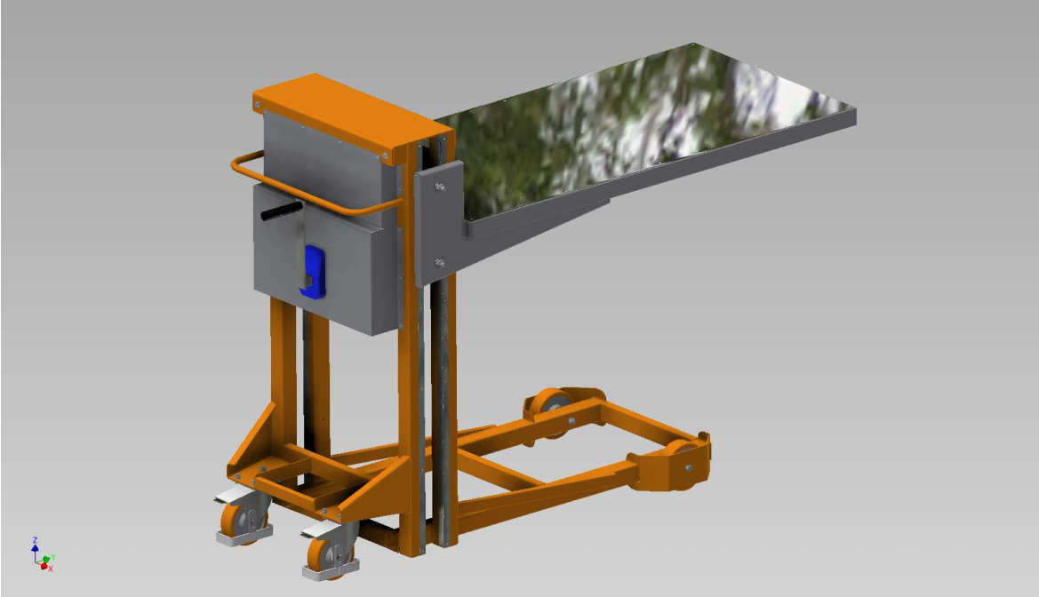 Kurbelhubwagen / Hubtischwagen