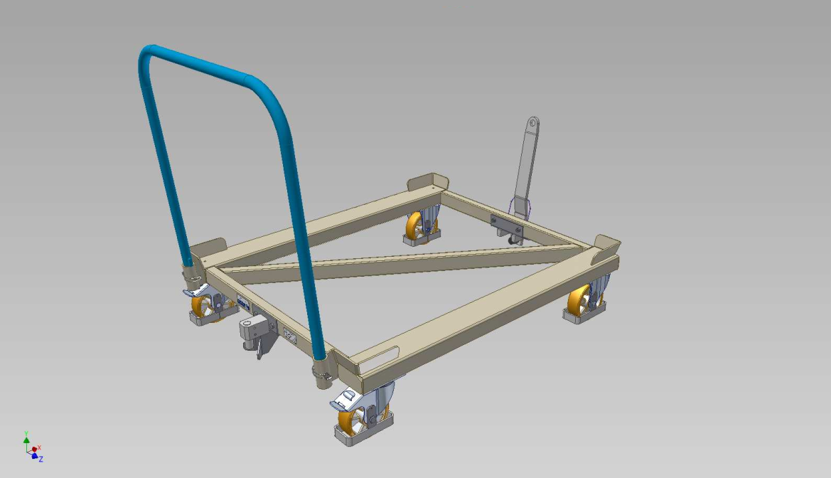 Plattformwagen / Transportwagen Industriepalette